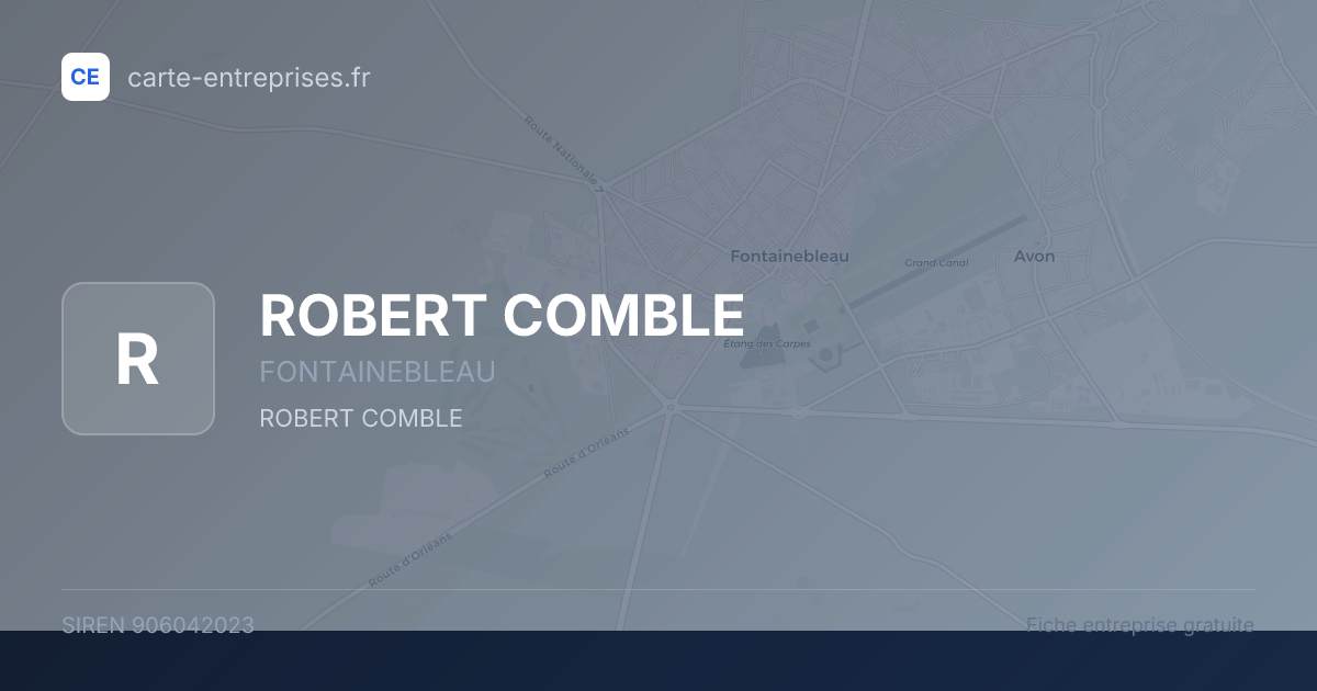 ROBERT COMBLE — 906042023 — fiche entreprise