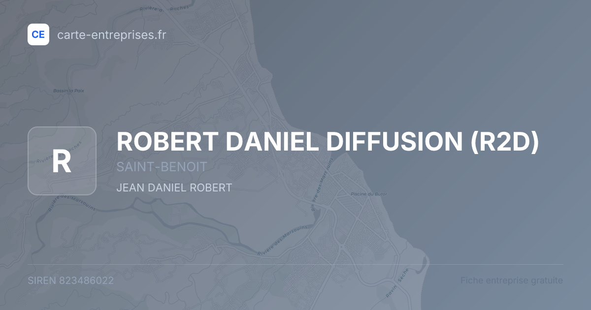ROBERT DANIEL DIFFUSION (R2D) — 823486022 — fiche entreprise