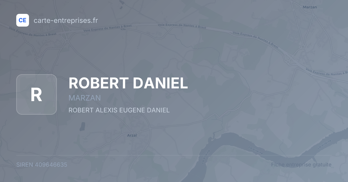 ROBERT DANIEL — 409646635 — fiche entreprise