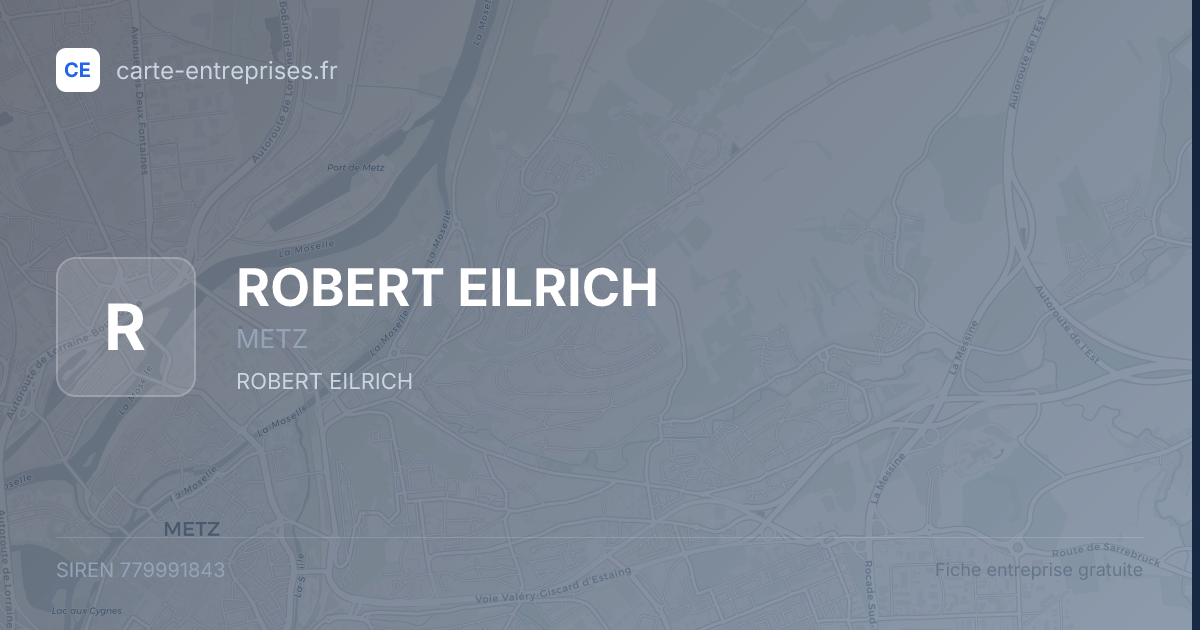 ROBERT EILRICH — 779991843 — fiche entreprise