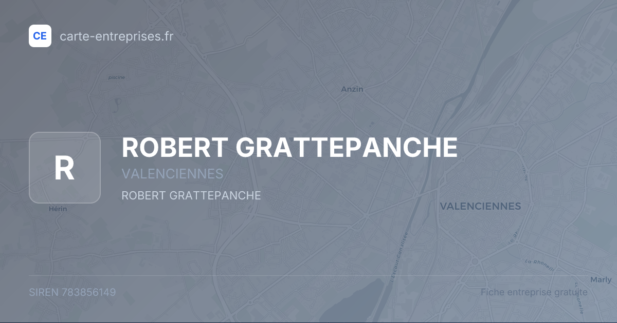 ROBERT GRATTEPANCHE — 783856149 — fiche entreprise