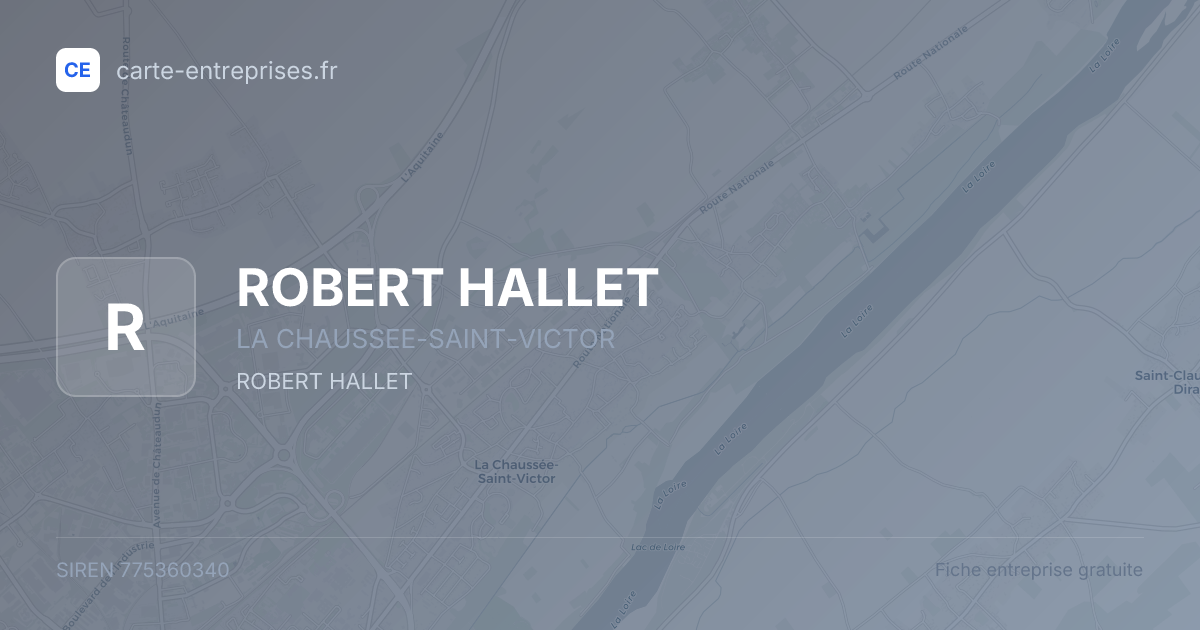 ROBERT HALLET — 775360340 — fiche entreprise