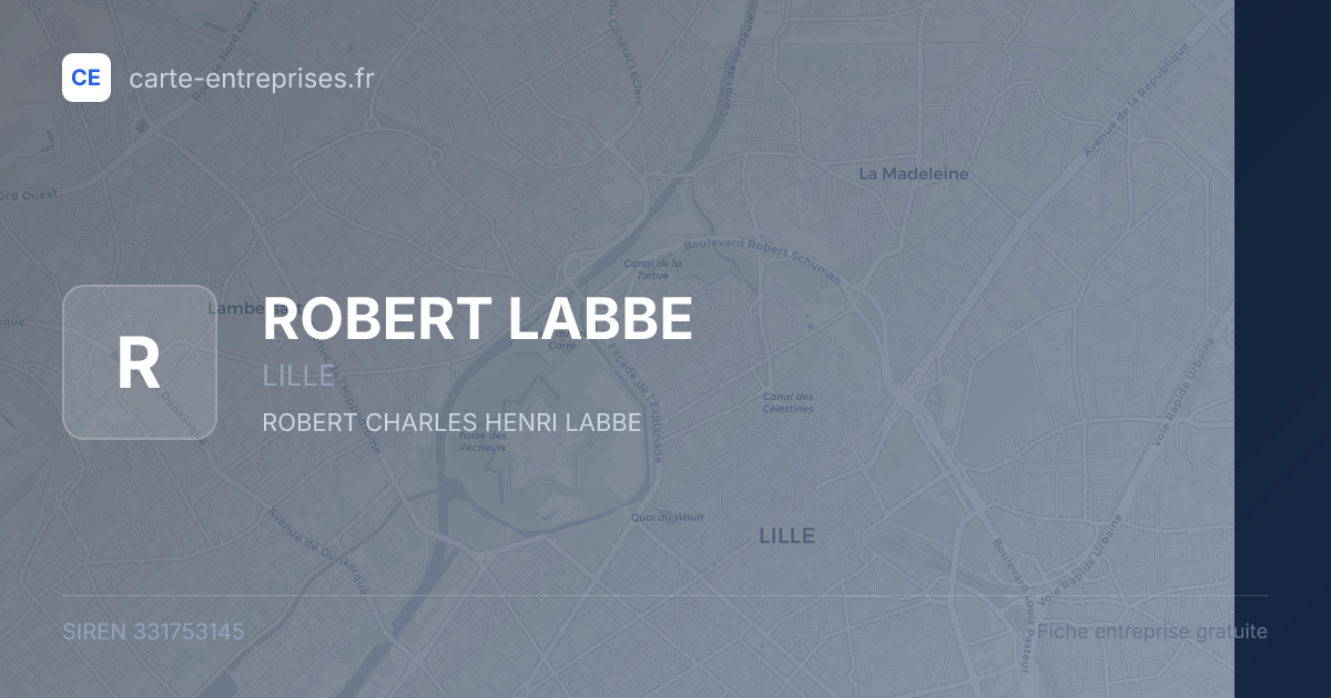 ROBERT LABBE — 331753145 — fiche entreprise