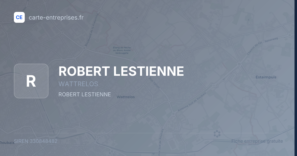 ROBERT LESTIENNE — 330848482 — fiche entreprise