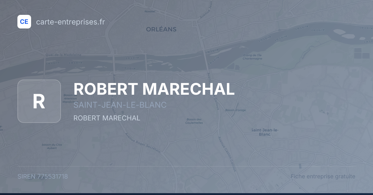 ROBERT MARECHAL — 775531718 — fiche entreprise
