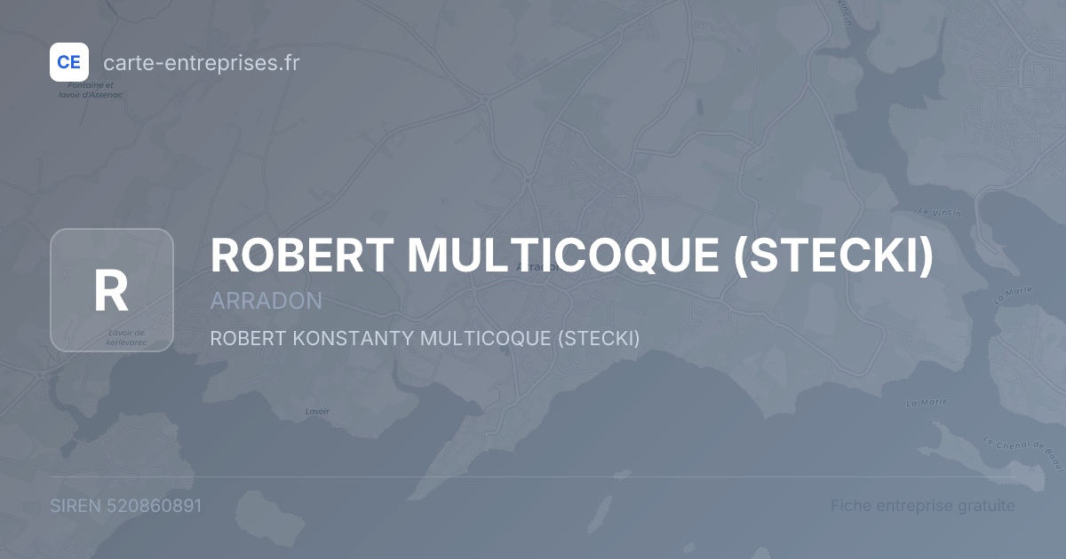 ROBERT MULTICOQUE (STECKI) — 520860891 — fiche entreprise
