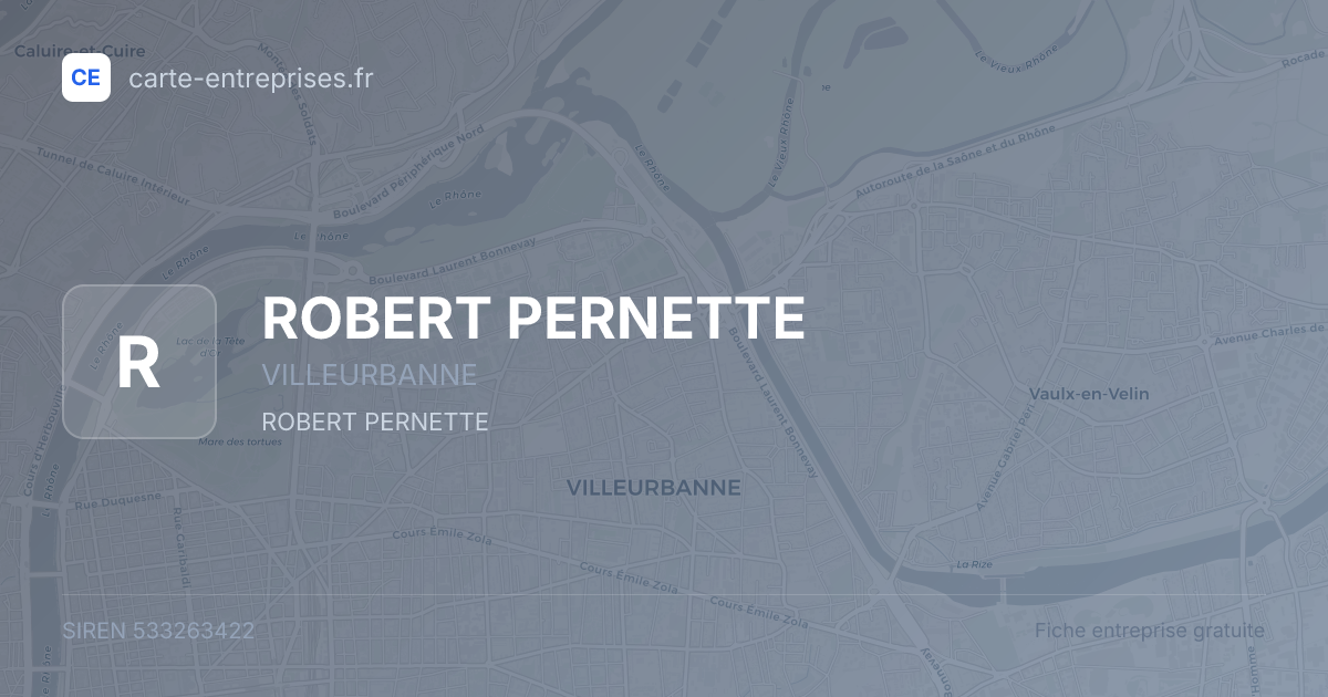 ROBERT PERNETTE — 533263422 — fiche entreprise