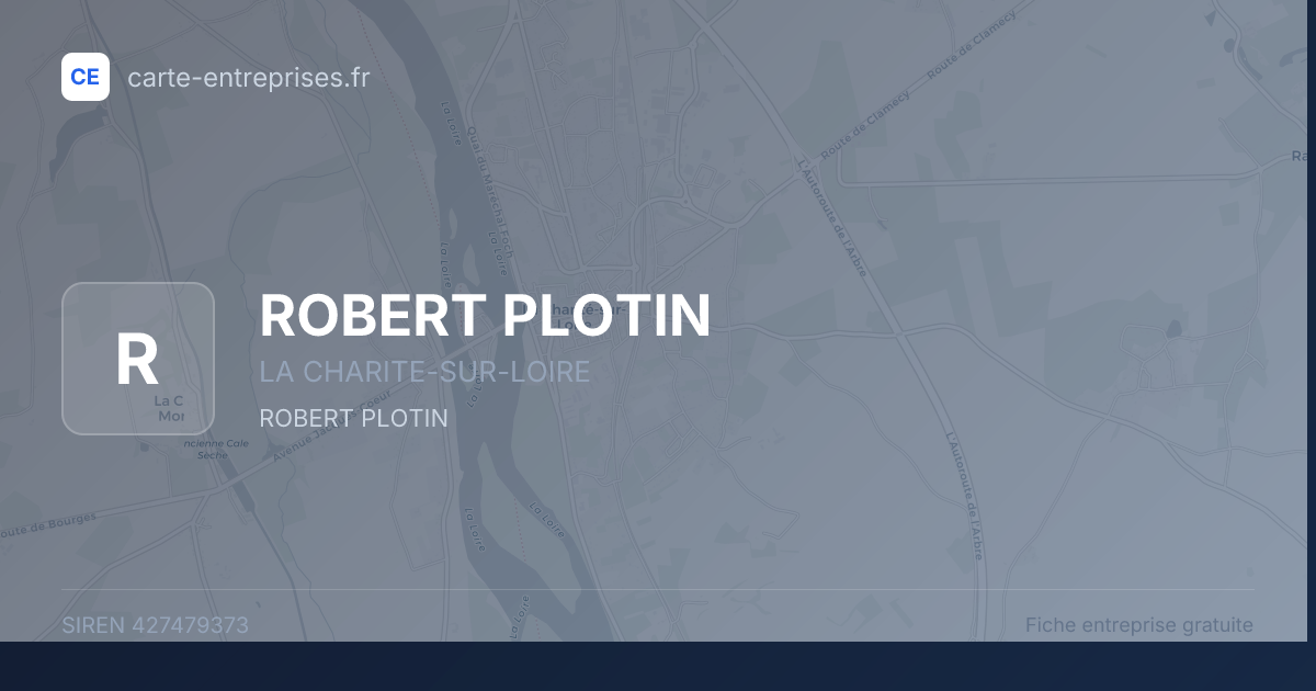 ROBERT PLOTIN — 427479373 — fiche entreprise