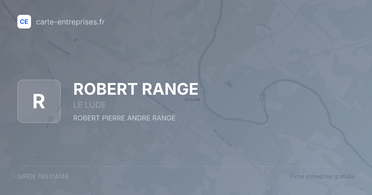 ROBERT RANGE — 786314146 — fiche entreprise