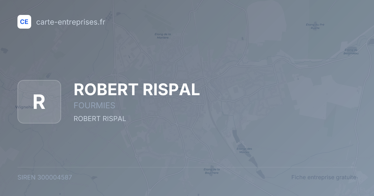 ROBERT RISPAL — 300004587 — fiche entreprise