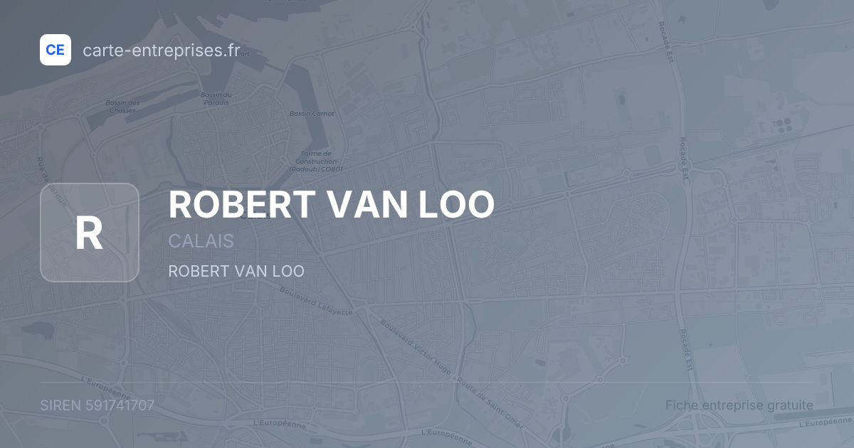 ROBERT VAN LOO — 591741707 — fiche entreprise