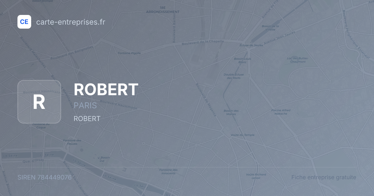 ROBERT — 784449076 — fiche entreprise