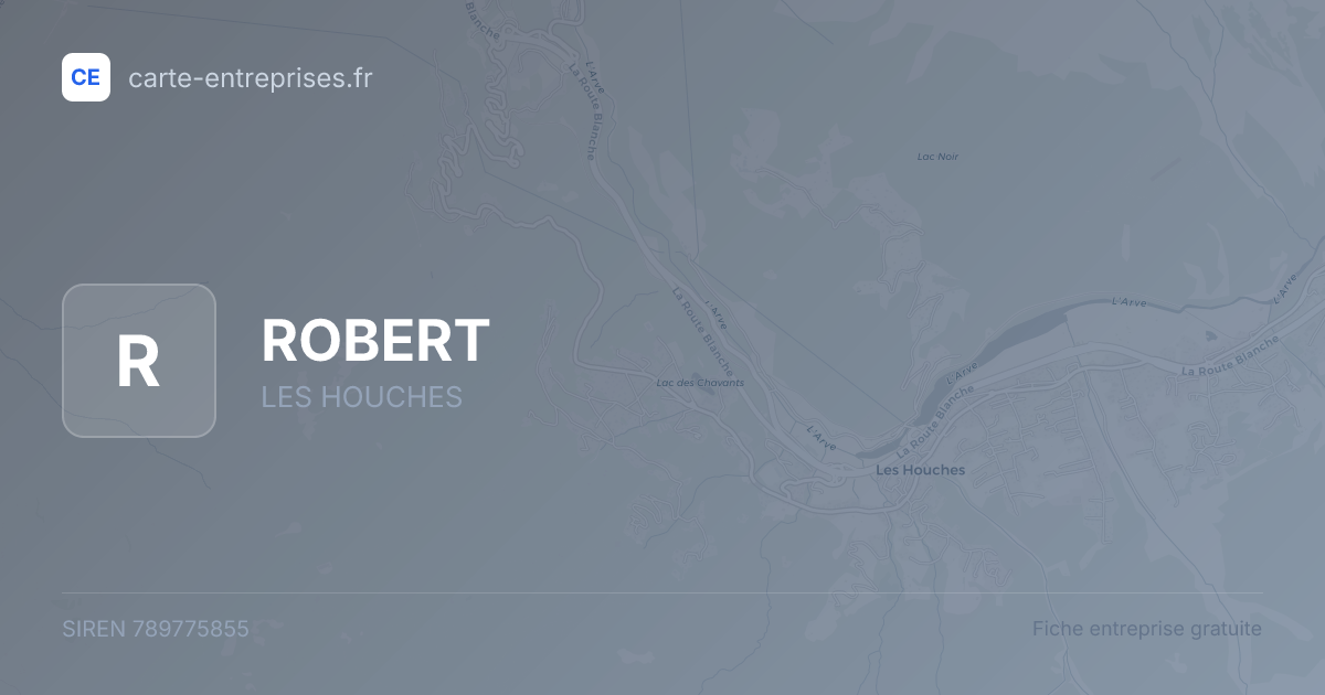 ROBERT — 789775855 — fiche entreprise