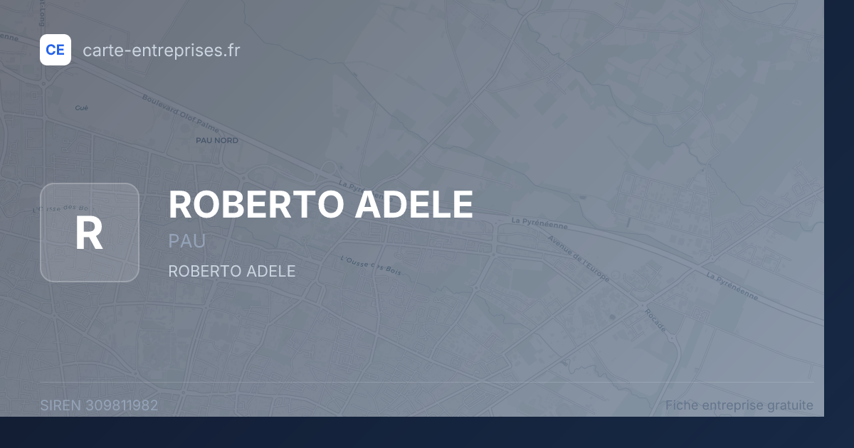 ROBERTO ADELE — 309811982 — fiche entreprise