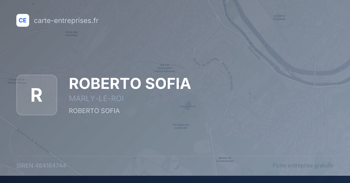 ROBERTO SOFIA — 484164744 — fiche entreprise