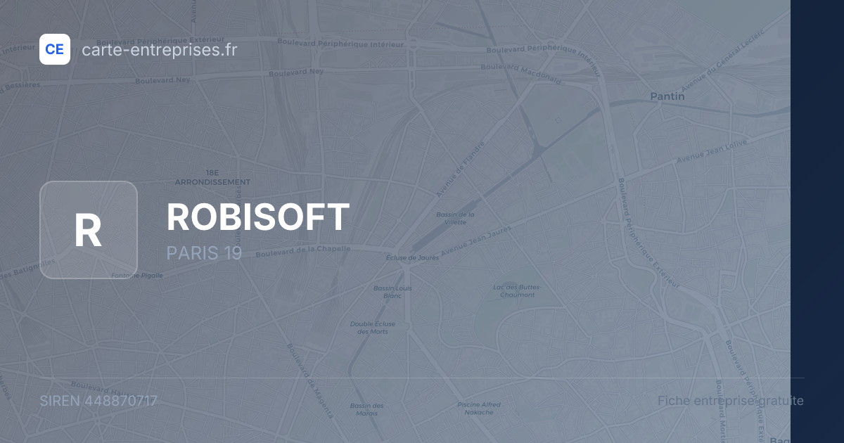 ROBISOFT — 448870717 — fiche entreprise