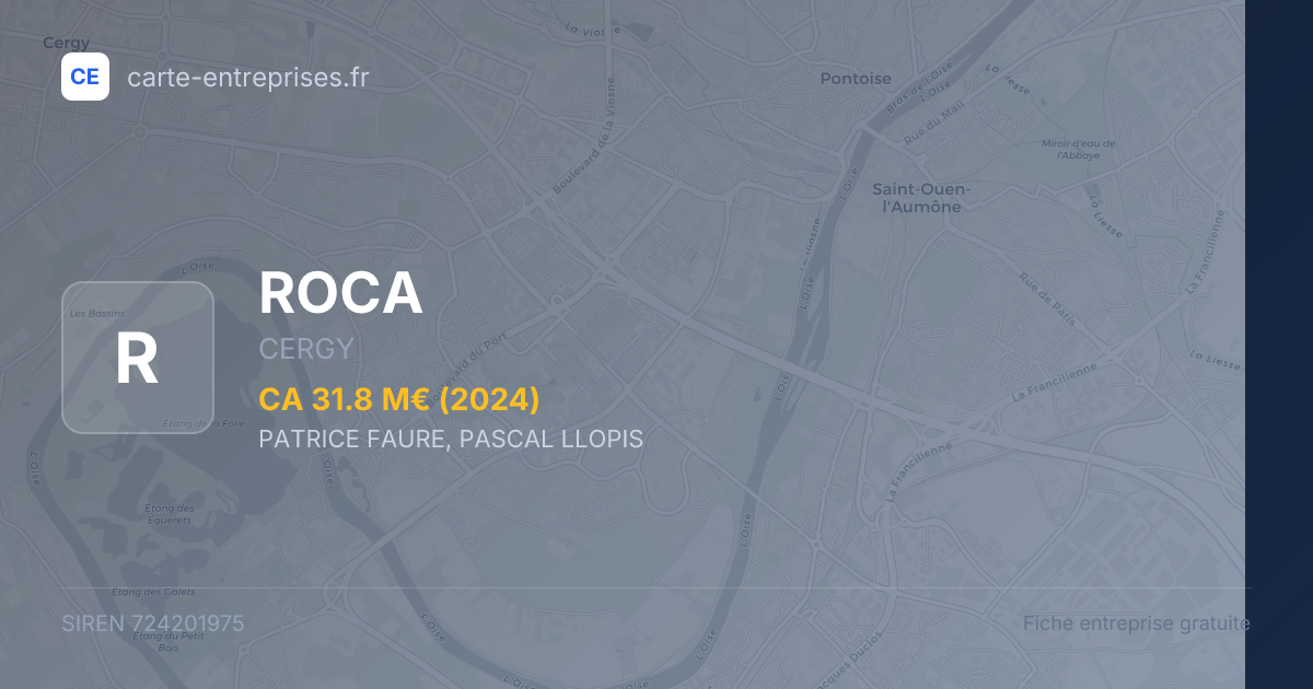 ROCA — 724201975 — fiche entreprise