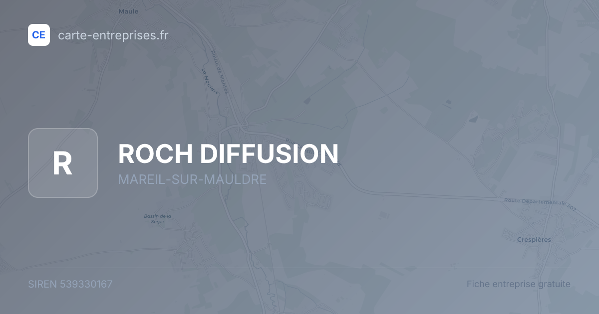 ROCH DIFFUSION — 539330167 — fiche entreprise