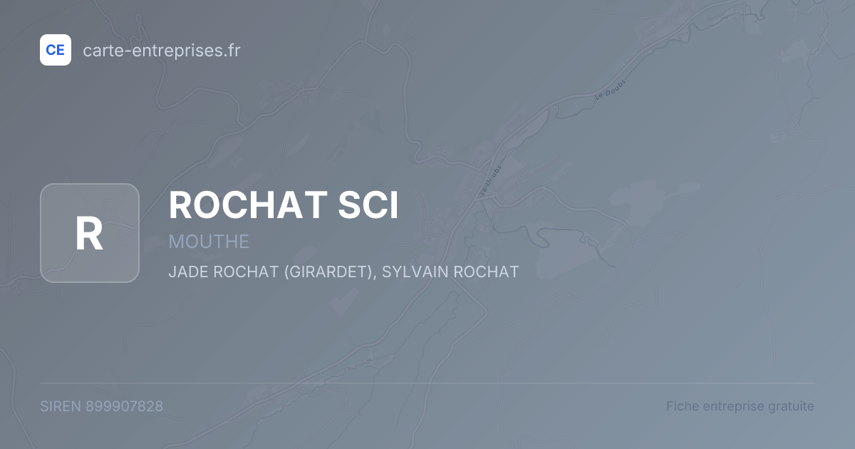 ROCHAT SCI — 899907828 — fiche entreprise