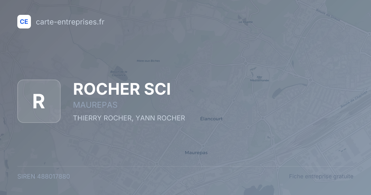 ROCHER SCI — 488017880 — fiche entreprise