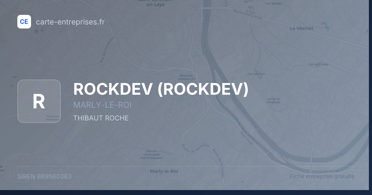 ROCKDEV — 889560363 — fiche entreprise