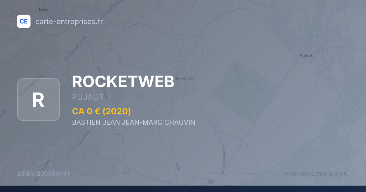 ROCKETWEB — 809566441 — fiche entreprise