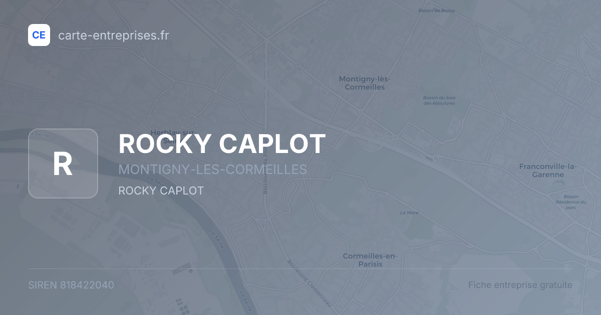 ROCKY CAPLOT — 818422040 — fiche entreprise