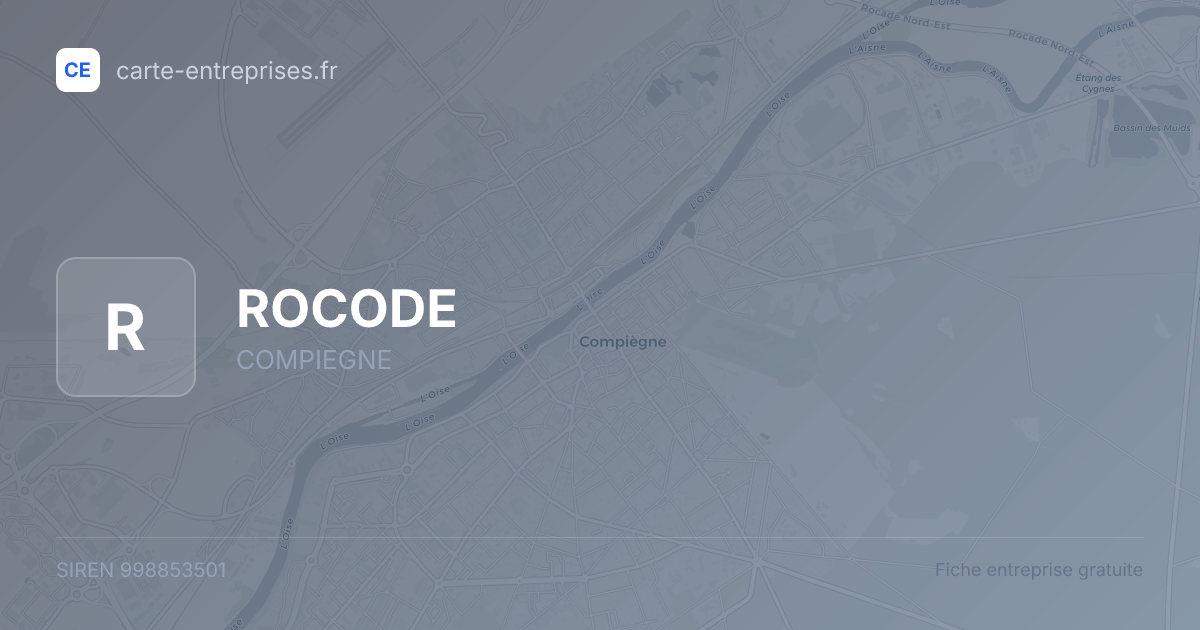 ROCODE — 998853501 — fiche entreprise