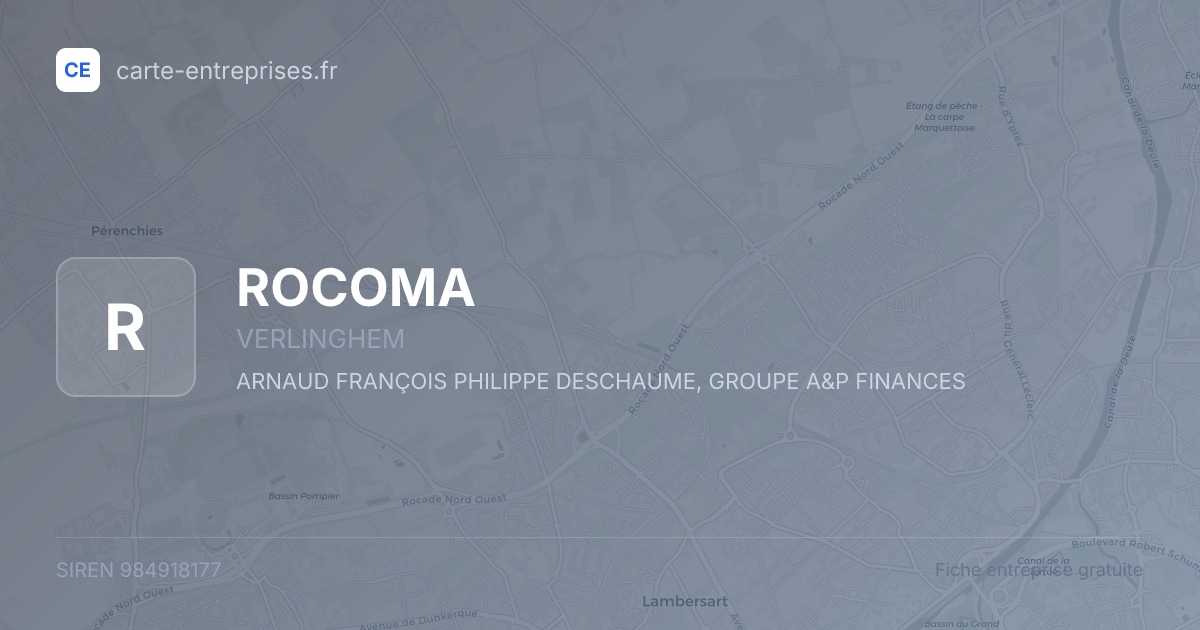 ROCOMA — 984918177 — fiche entreprise