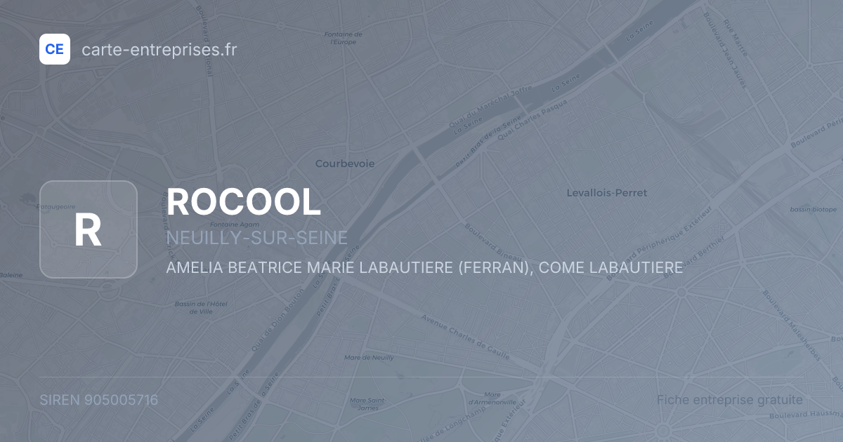 ROCOOL — 905005716 — fiche entreprise