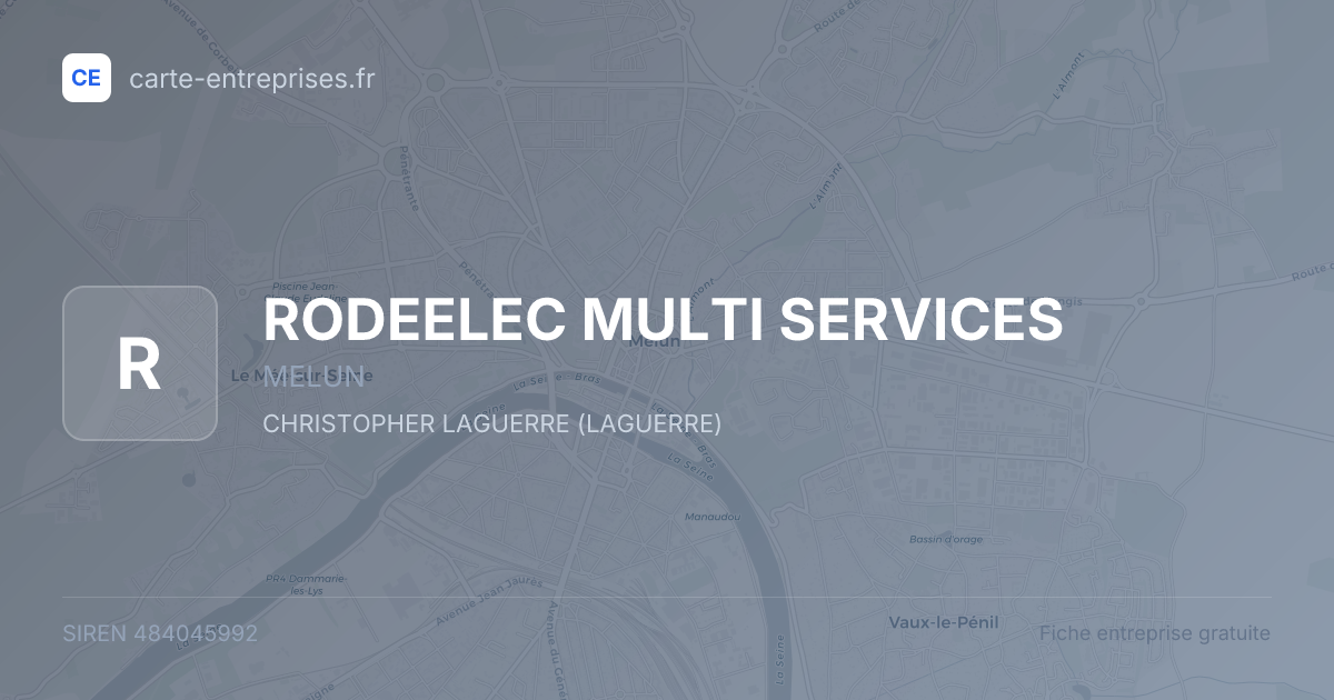 RODEELEC MULTI SERVICES — 484045992 — fiche entreprise