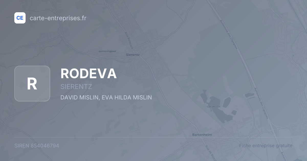 RODEVA — 854046794 — fiche entreprise