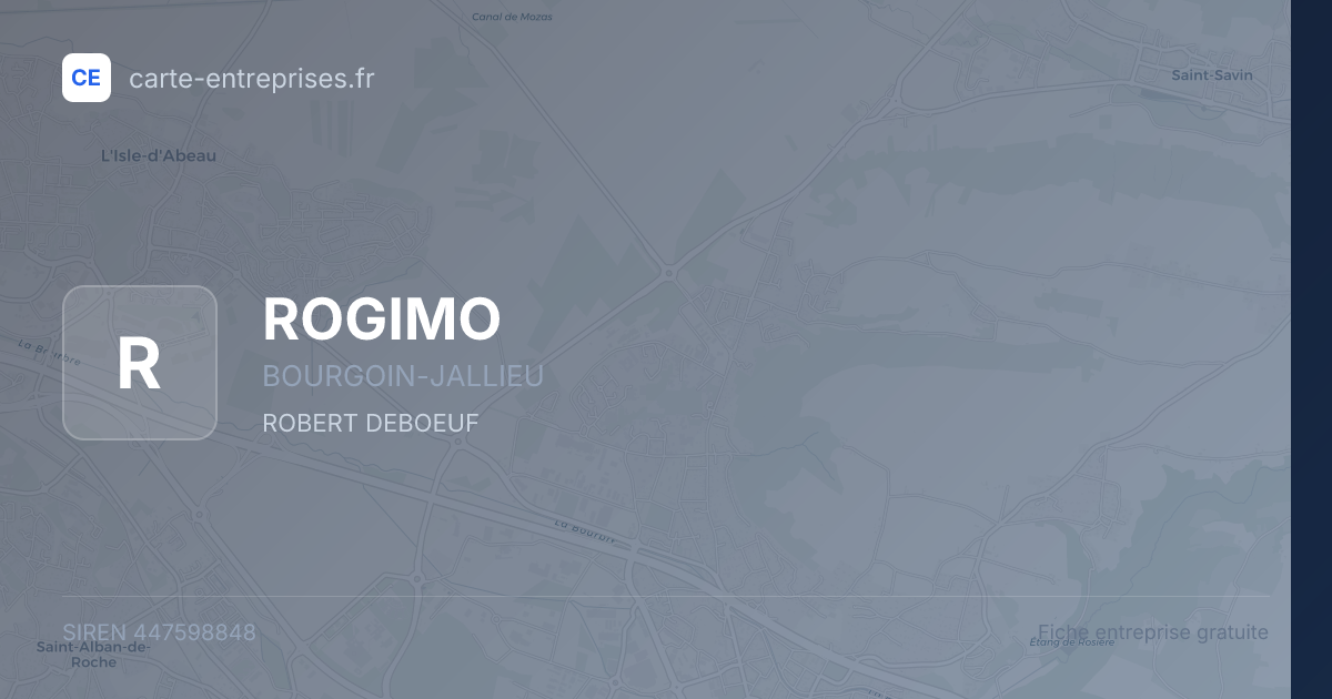 ROGIMO — 447598848 — fiche entreprise