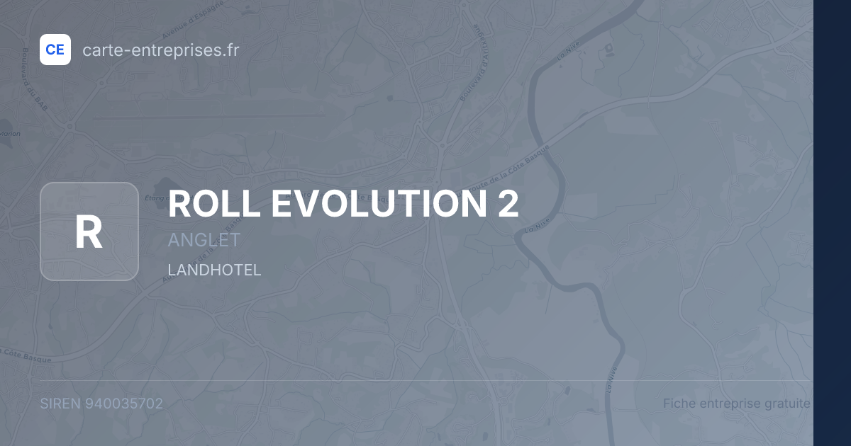 ROLL EVOLUTION 2 — 940035702 — fiche entreprise