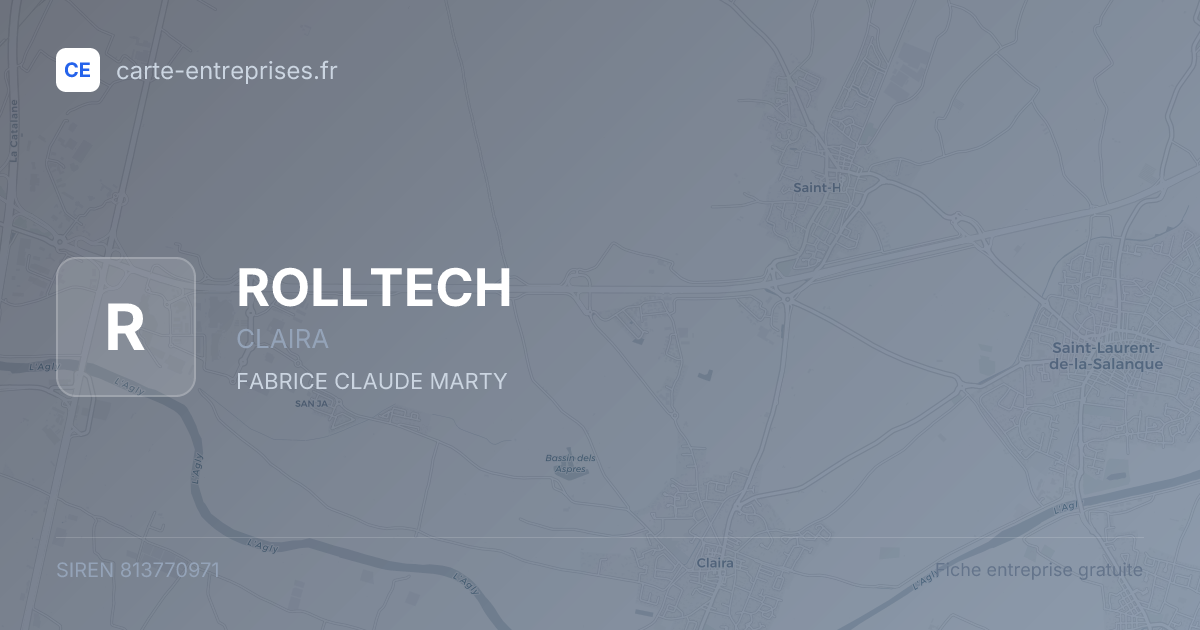 ROLLTECH — 813770971 — fiche entreprise