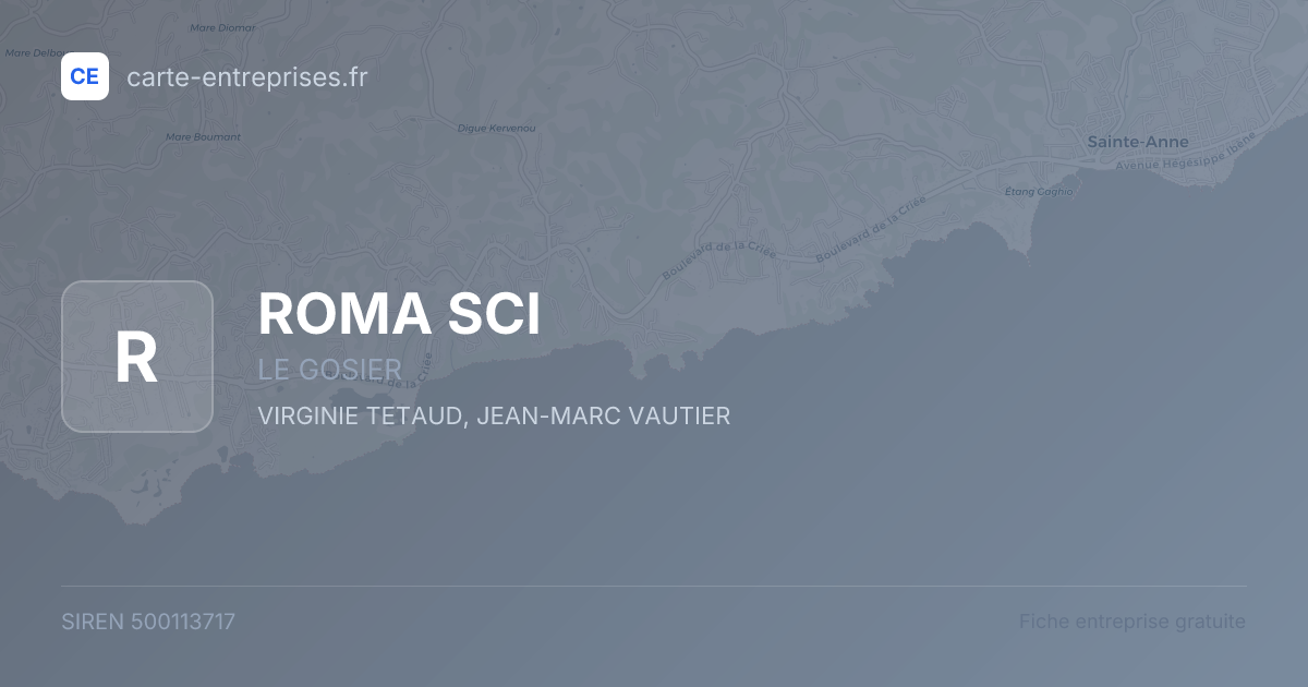 ROMA SCI — 500113717 — fiche entreprise