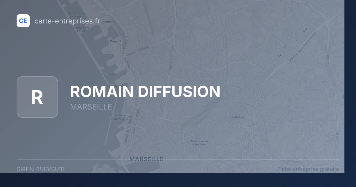 ROMAIN DIFFUSION — 481363711 — fiche entreprise