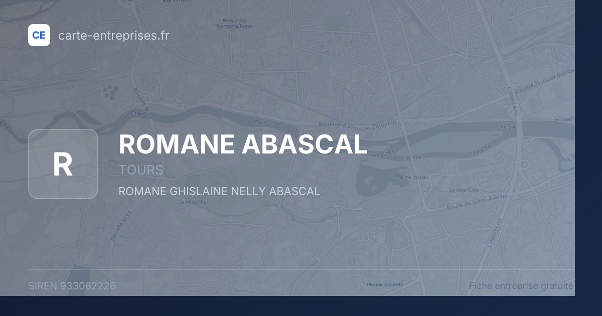 ROMANE ABASCAL — 933062226 — fiche entreprise