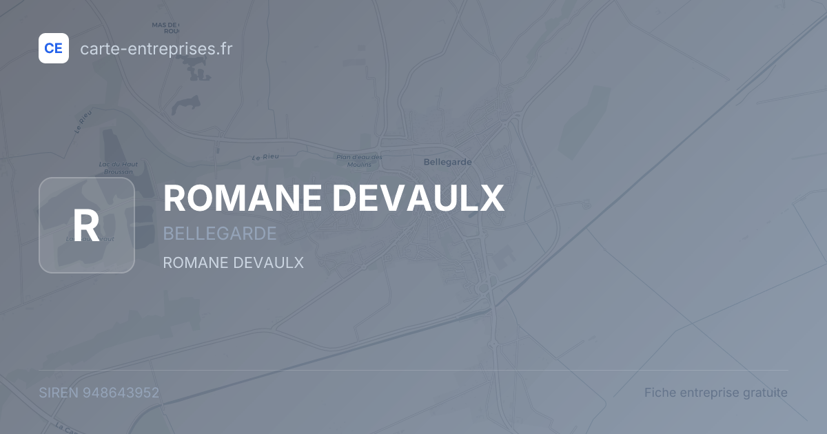 ROMANE DEVAULX — 948643952 — fiche entreprise