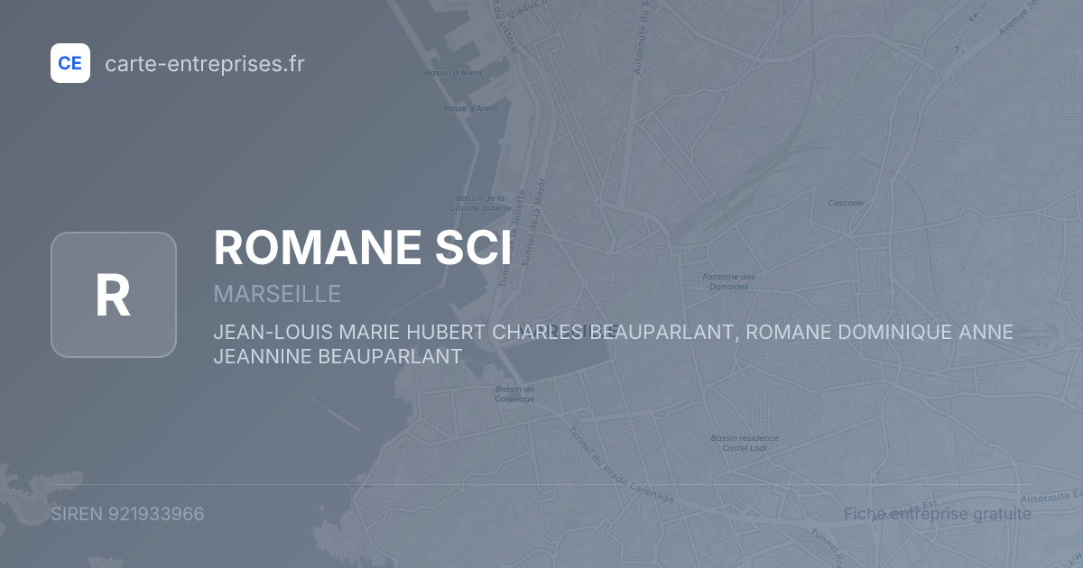 ROMANE SCI — 921933966 — fiche entreprise