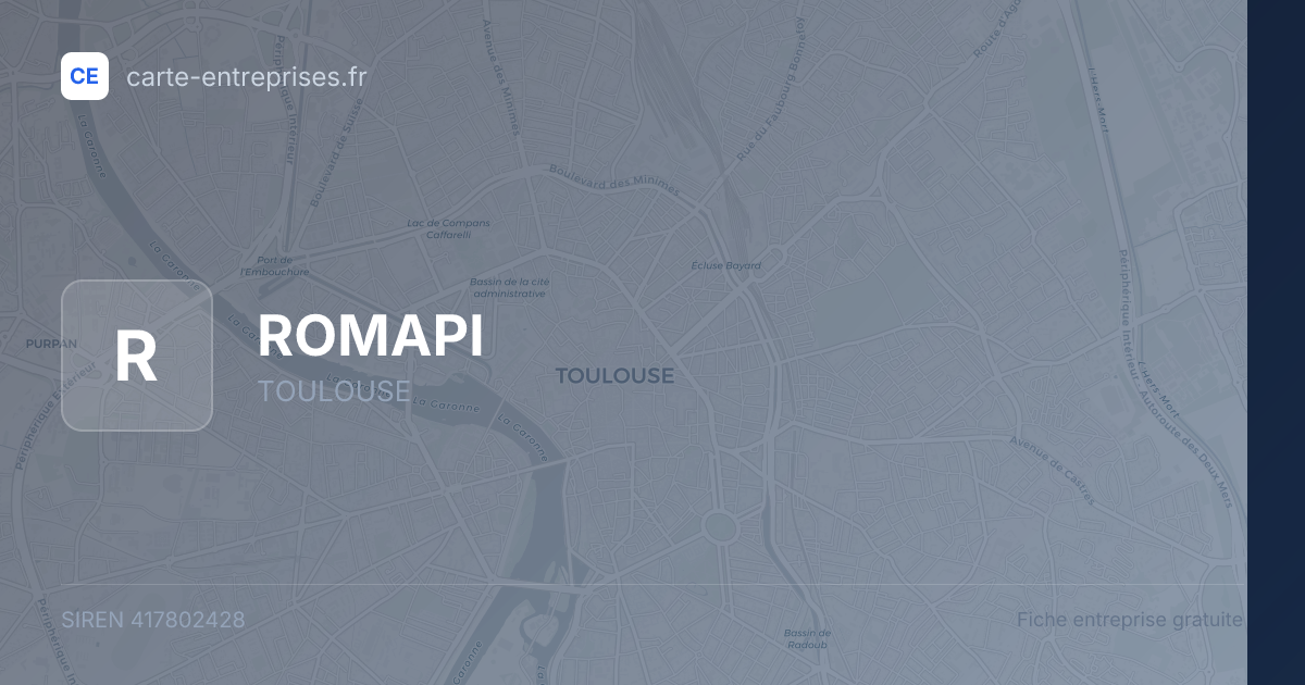 ROMAPI — 417802428 — fiche entreprise
