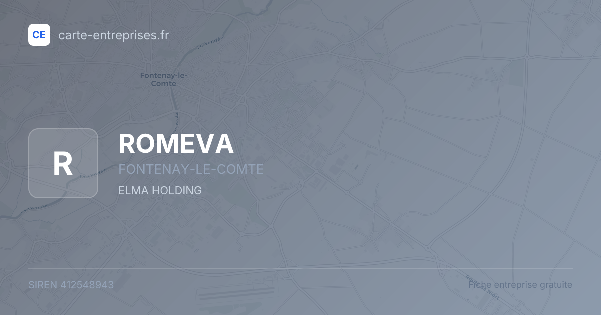 ROMEVA — 412548943 — fiche entreprise