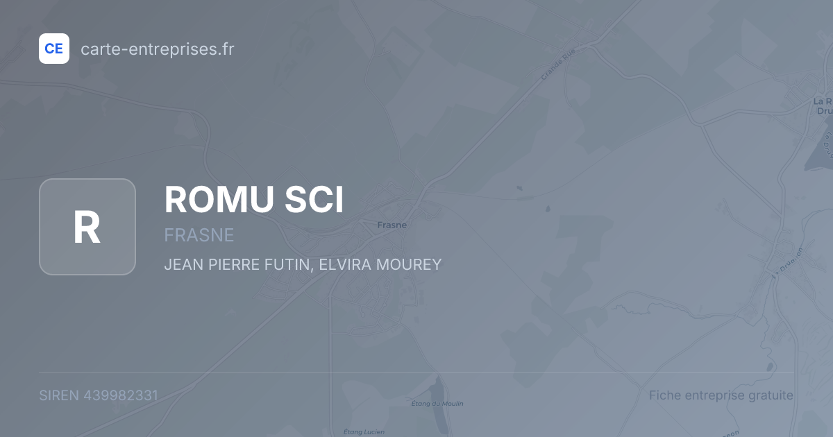 ROMU SCI — 439982331 — fiche entreprise