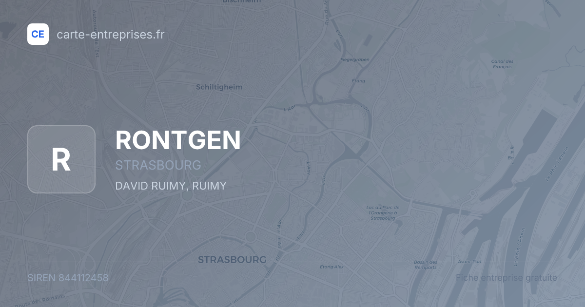 RONTGEN — 844112458 — fiche entreprise