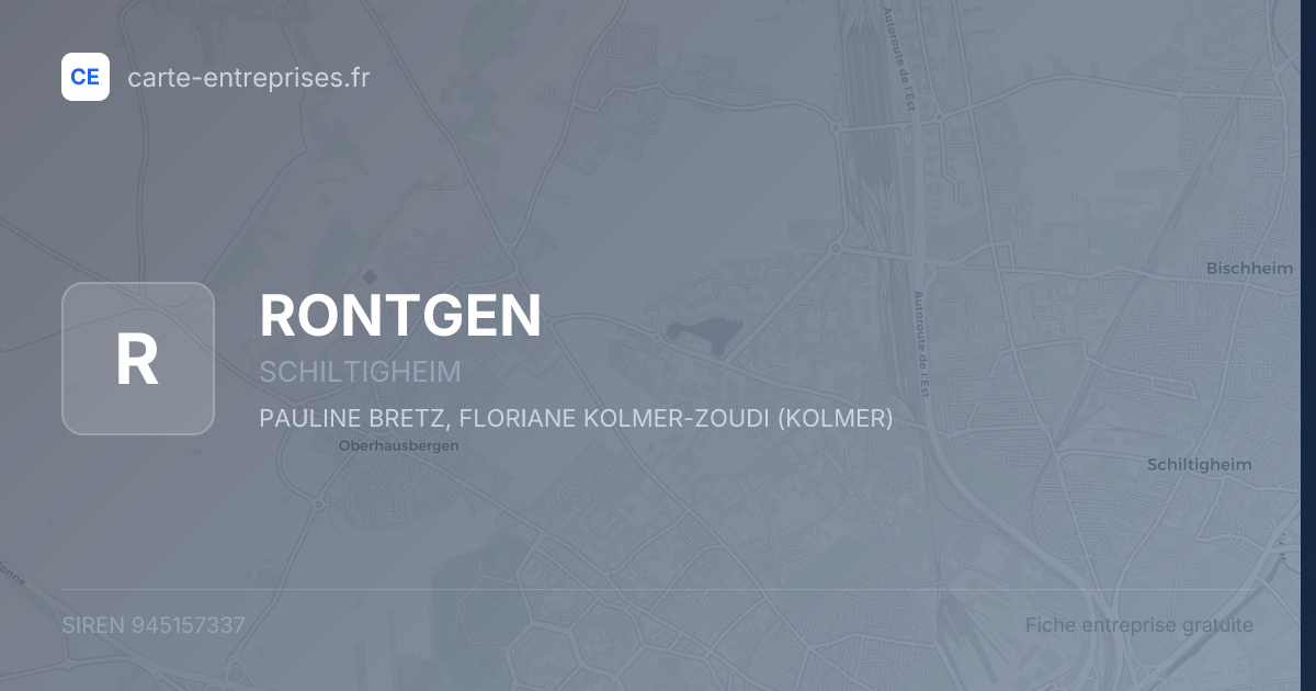 RONTGEN — 945157337 — fiche entreprise
