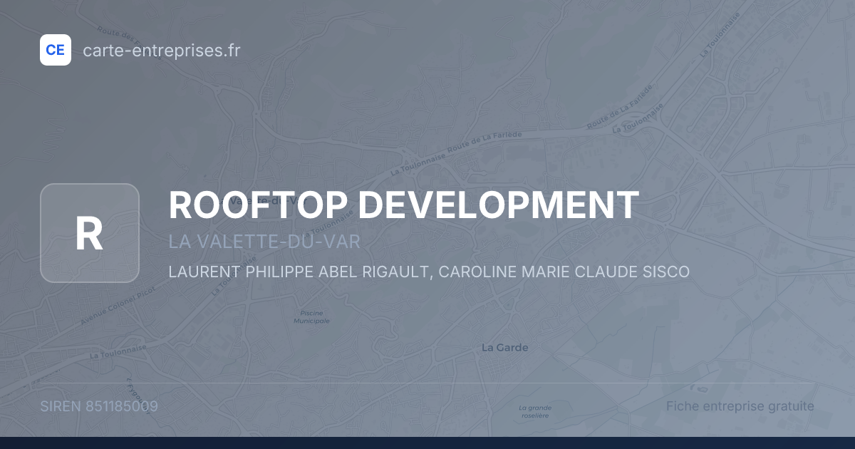 ROOFTOP DEVELOPMENT — 851185009 — fiche entreprise