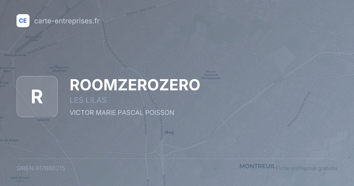 ROOMZEROZERO — 917860215 — fiche entreprise