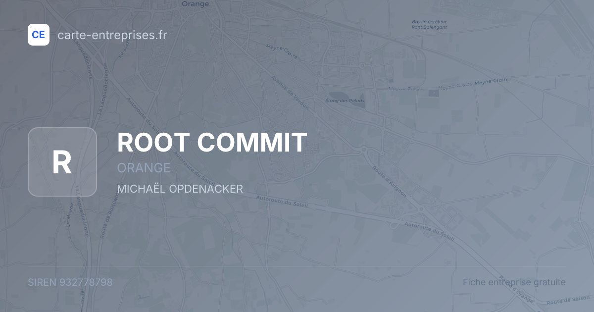 ROOT COMMIT — 932778798 — fiche entreprise