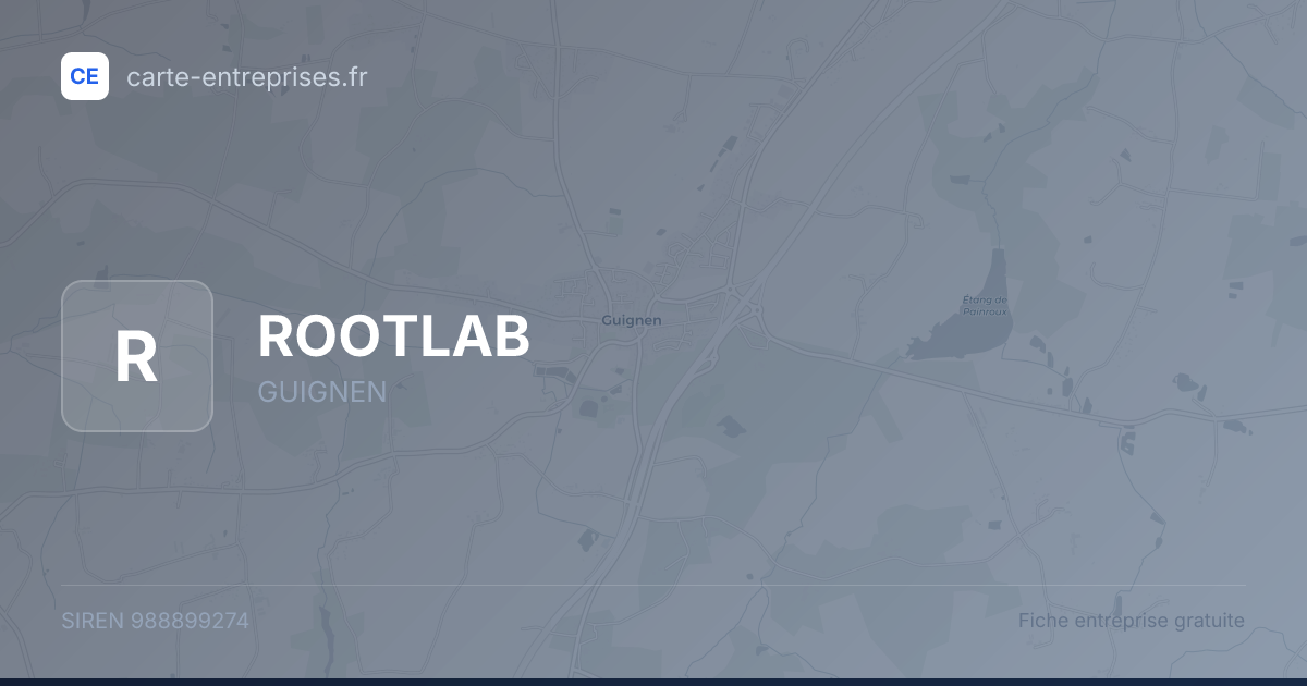 ROOTLAB — 988899274 — fiche entreprise