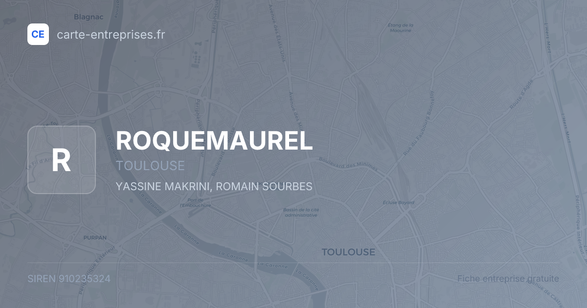 ROQUEMAUREL — 910235324 — fiche entreprise